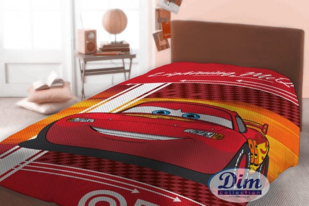 Κουβέρτα Μονή Πικέ 160x240εκ. Cars 575 Digital Print Disney Dimcol