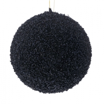 Μπάλα Polyfoam Μαύρη Glitter 15εκ. iliadis 83539