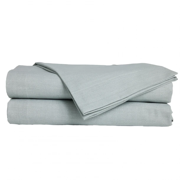 Σεντόνι Μεμονωμένο Polycotton Μονό Με Λάστιχο 100x200+35εκ. Casual 5451 Green Das Home