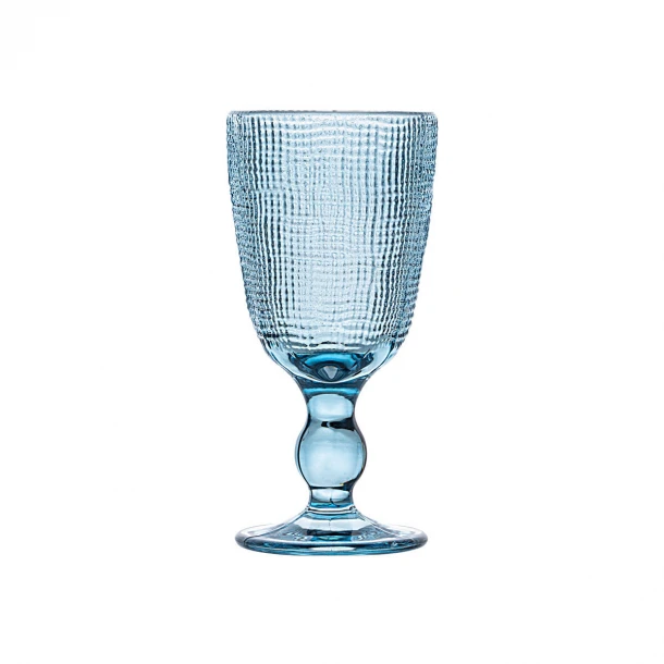 Ποτήρι Γυάλινο Κρασιού Μπλε 250ml Roche Estia 07-39431