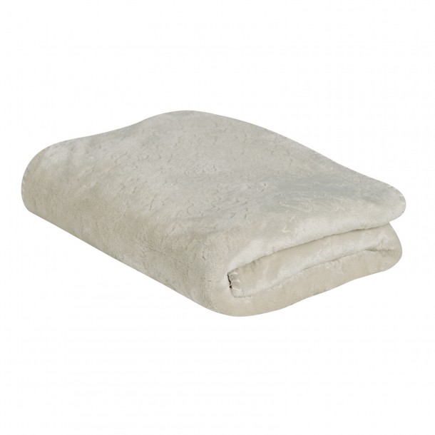 Κουβέρτα Fleece Αγκαλιάς-Λίκνου 75x100εκ. Relax 4906 Εκρού Das Baby