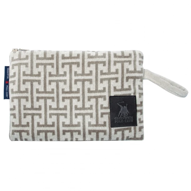 Νεσεσέρ Θαλάσσης Βαμβακερό 30x22εκ. Essential 4006 Grey-Taupe Greenwich Polo Club