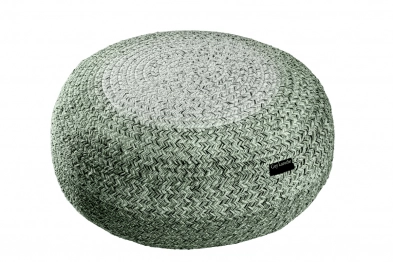 Πουφ Βαμβακερό-Jute 50x50x25εκ. Shades Olive Ottoman Guy Laroche