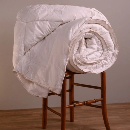 Πάπλωμα Πουπουλένιο-Βαμβακερό Υπέρδιπλο 220x240εκ. Λευκό Melinen 20004420