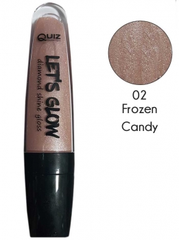 Lip Gloss Sparkling Lets Glow 7ml Frozen Candy QUIZ 1312GLOW-2