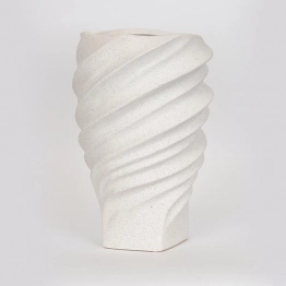 Βάζο Κεραμικό Λευκό 20x20x31εκ. ESTHETI 752-20297