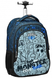 Τσάντα Τρόλεϊ Monster 37x28x53εκ. No Fear 50-3495