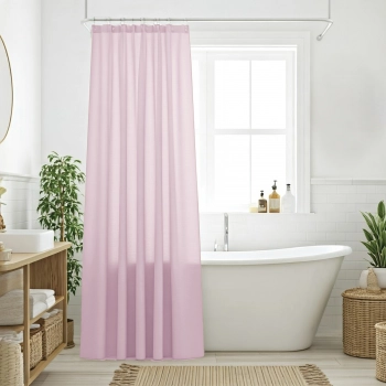 Κουρτίνα Μπάνιου Αδιάβροχη Polyester 240x180εκ. Curtains 0806 Nude Das Home