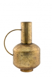 Βάζο Μεταλλικό Με Χερούλι Χρυσό 27x21,5x38εκ. Zen Collection 24.3.49541