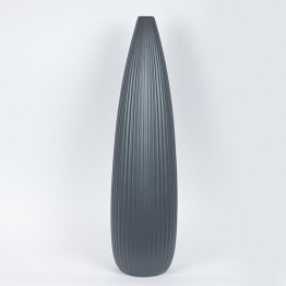 Βάζο Κεραμικό Ανθρακί 19,5x78εκ. ESTHETI 752-20393