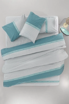 Σετ Σεντόνια Βαμβακερά Υπέρδιπλα 240x265εκ. Status Petrol Guy Laroche