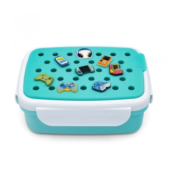 Φαγητοδοχείο Με Charms Bento Μπλε Melii MEL27600