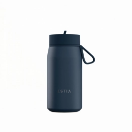 Θερμός Με Καλαμάκι Ανοξείδωτος Indigo Pulse Save The Aegean Estia 360ml 01-42677