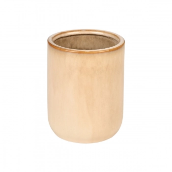 Ποτηροθήκη Κεραμική Satin 7,5x7,5x9εκ. Estia 02-27766