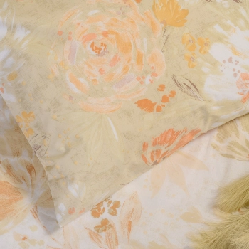 Ζεύγος Μαξιλαροθήκες Polycotton 50x70εκ. Anabelle Beige Casual Line Melinen 20005996