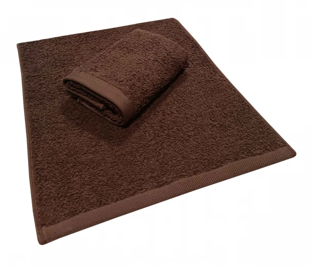 Πετσέτα Βαμβακερή Χειρός 30x50εκ. Brown Komvos Home 7001419-23