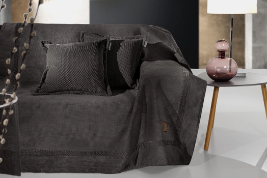 Ριχτάρι Τετραθέσιος Suede Microfiber Rubicon Bitter 170x350εκ. Guy Laroche