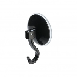 Κρεμάστρα Πετσέτας Πλαστική Μαύρη 5x5x8,5εκ. Estia 02-25267