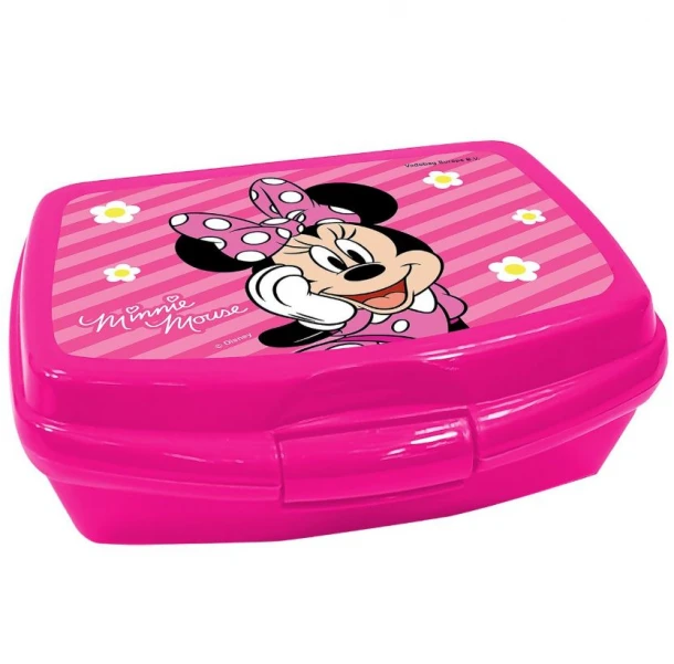 Φαγητοδοχείο Πλαστικό PP Minnie 600ml/16,5x12,5x6εκ. Homie 50-2489