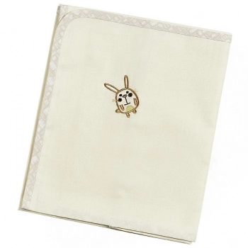 Πάνα Βαμβακερή Bebe 90x90εκ. Elephant Εκρού 30223