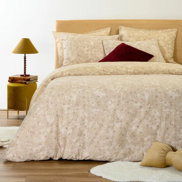 Σετ Σεντόνια Polycotton Διπλά 205x270εκ. Demi Choco Casual Line Melinen 20006279
