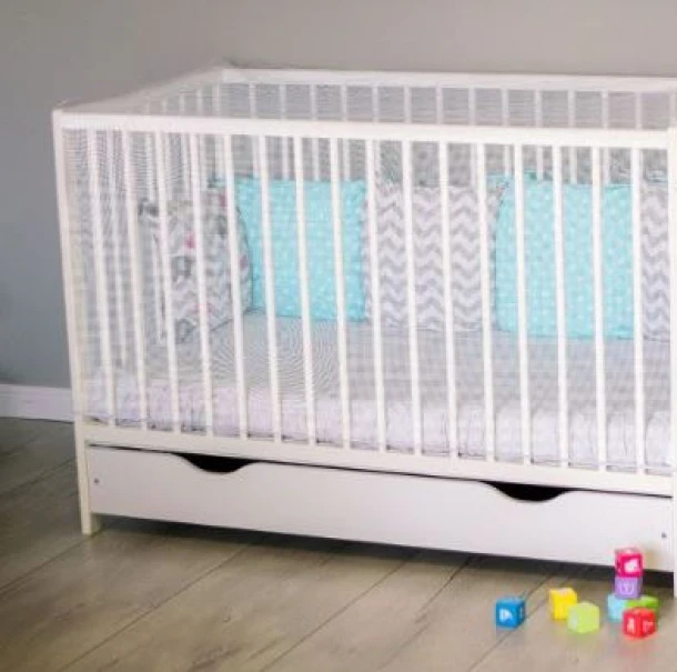 Κουνουπιέρα Κούνιας Λευκή akuku A0447-WHITE