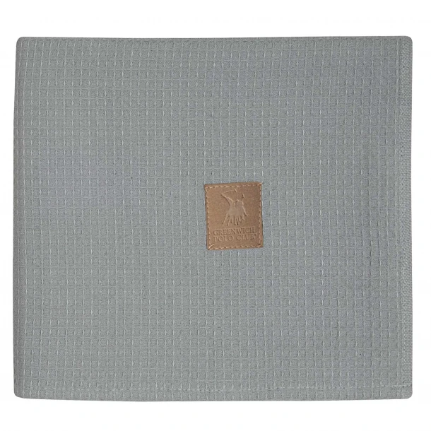 Κουβέρτα Κούνιας Πικέ Βαμβακερή 110x150εκ. Essential Baby 8871 Grey Greenwich Polo Club