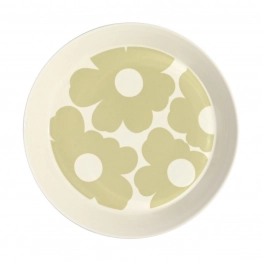 Πιάτο Βαθύ Φαγητού Πορσελάνης 21,5x3,7εκ. Bloom Beige Estia 07-38953