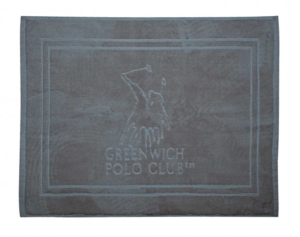 Ταπέτο Μπάνιου Βαμβακερό 50x70εκ. Essential 3041 Γκρι Greenwich Polo Club