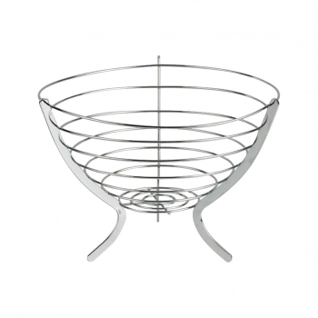 Φρουτιέρα Μεταλλική Inox Στρογγυλή ESPIEL 30x21εκ. MTT104