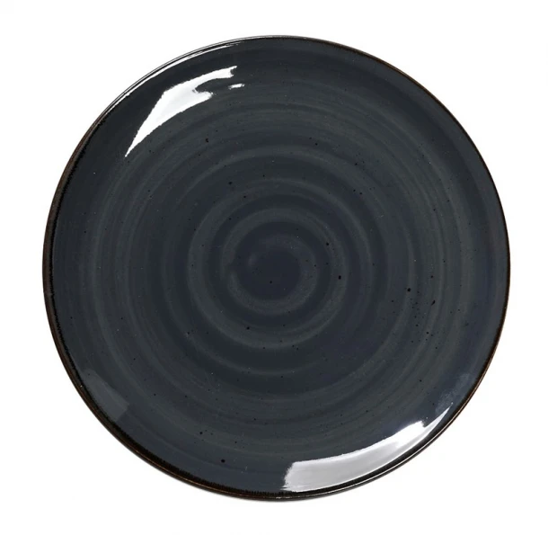 Πιάτο Ρηχό Πορσελάνης Terra Grey ESPIEL 26,5x2,5εκ. TLG101K6