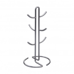 Βάση Για Κούπες 6 Θέσεων Nickel 19,2x38,2εκ. Estia 01-7614