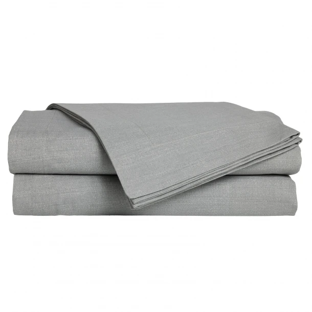Σεντόνι Μεμονωμένο Polycotton Μονό 170x260εκ. Casual 5452 Grey Das Home