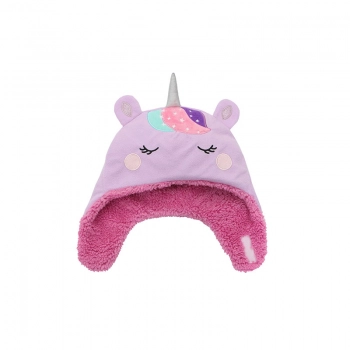 Σκουφάκι 2 Όψεων Fleece-Sherpa 2-4 Έτων Unicorn-Narwhal FlapJackKids FJKWS697M