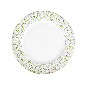 Πιάτο Ρηχό Πορσελάνης Λευκό Με Λουλούδια Floral 27εκ. Oriana Ferelli PR232450001