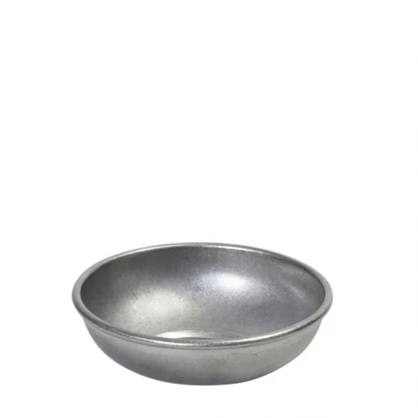 Μπωλάκι Σερβιρίσματος Ανοξείδωτο 18/10 Ασημί Snow ESPIEL 7,7x7,7x2,3εκ. FEV124