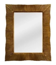 Καθρέπτης Polyester Χρυσός 82x102εκ. Zen Collection 26.13.52895
