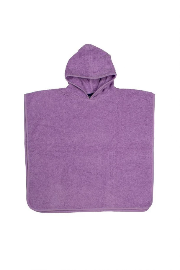 Πόντσο Παιδικό Βαμβακερό Μωβ 60x120εκ. Kids DimCol