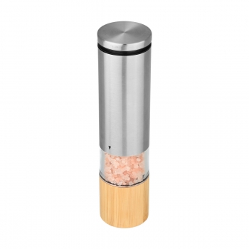 Μύλος Αλατιού-Πιπεριού Ηλεκτρικός Bamboo Essentials Estia 5,2x5,2x21εκ. 01-20286