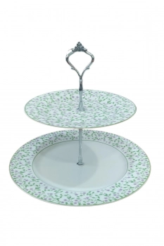 Ορντερβιέρα 2 Όροφη Πορσελάνης 27εκ.-20εκ. Floral Oriana Ferelli PR232450012