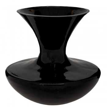 Βάζο Γυάλινο Μαύρο 20x20εκ. iliadis 91986