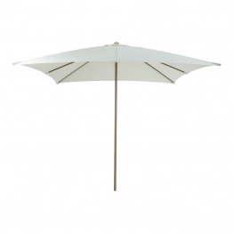 Ομπρέλα επαγγελματική Solis pakoworld μέταλλο - αλουμίνιο μονοκόμματος ιστός σε λευκή-άμμου απόχρωση 250x250x235εκ