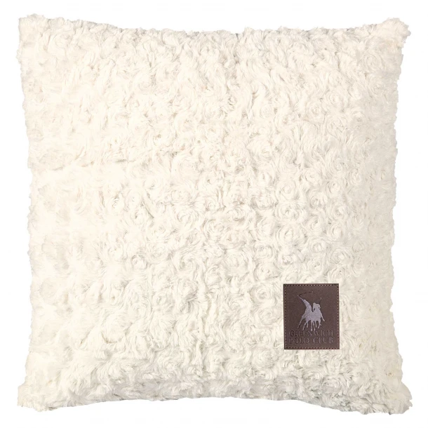 Διακοσμητικό Μαξιλάρι Faux Fur 40x40εκ. Essential 3959 White Greenwich Polo Club