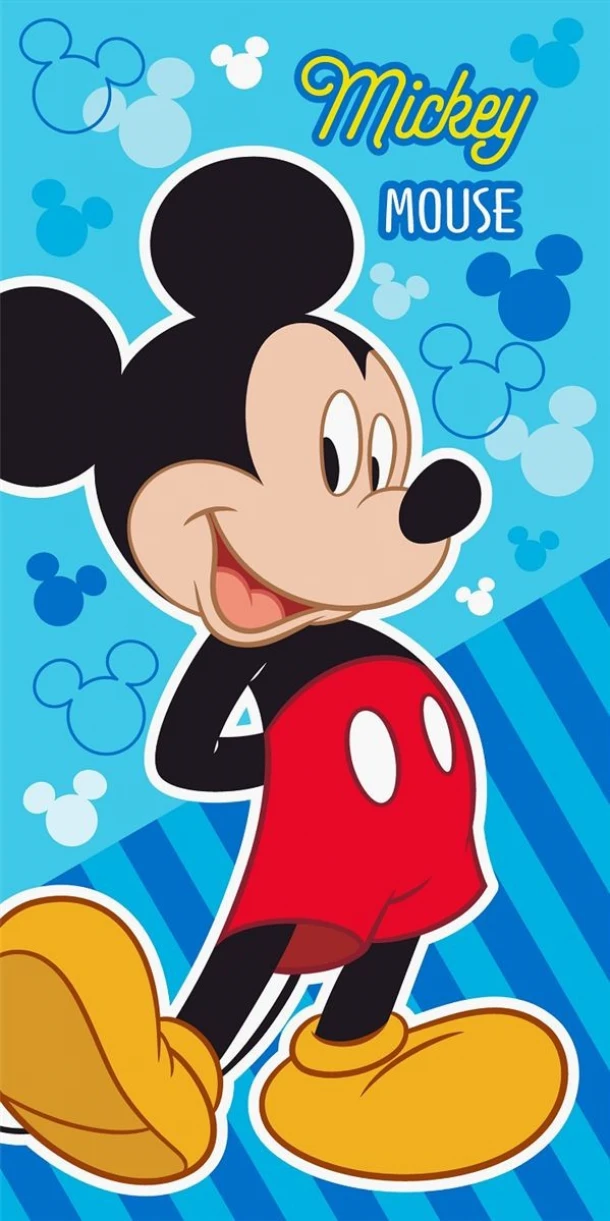 Πετσέτα Θαλάσσης Παιδική Quick Dry Microfiber 70x140εκ. Disney Home Mickey 376 Sky Blue Dimcol