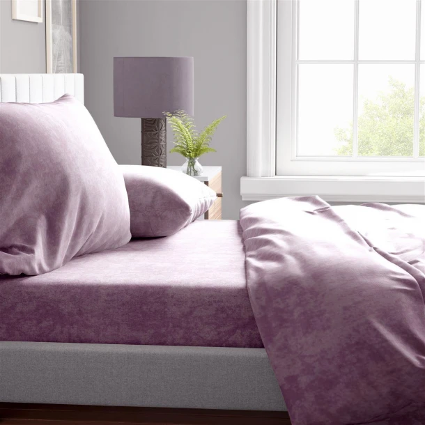Σεντόνι Μεμονωμένο Polycotton Μονό 160x240εκ. Shadow 25 Light Purple DimCol
