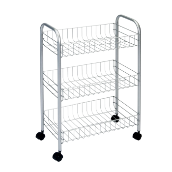 Τρόλει 3 Θέσεων Lugano 41x26x64εκ. Metaltex 