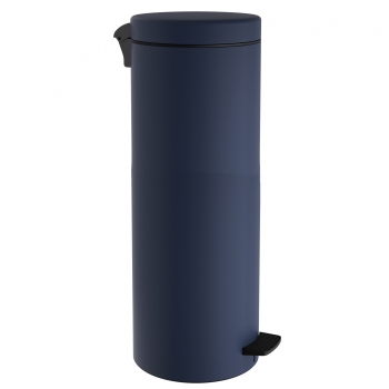 Καλάθι Απορριμμάτων 30lt Soft Close Ανοξείδωτο Matt Navy Blue Pam & Co Φ25x65εκ. 2565-203