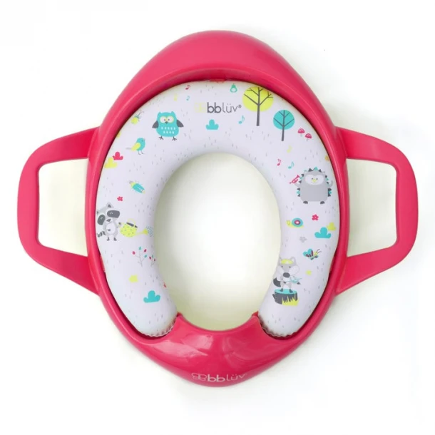 Kάθισμα Tουαλέτας Εκπαιδευτικό 38x40,6x6,1εκ. Poti Pink Bbluv B0112-P