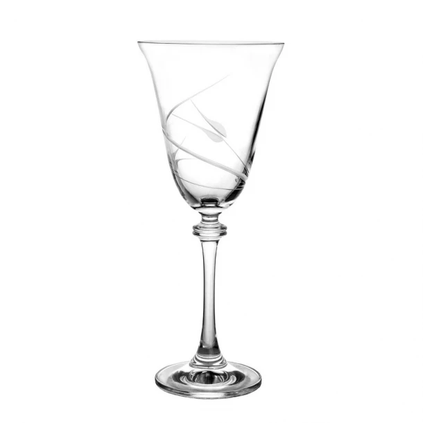 Ποτήρι Νερού Κρυστάλλινο 250ml Με Σκάλισμα Άνθος Asio Bohemia CTB1SD701ΑΝ