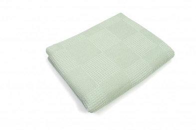 Κουβέρτα Μπεμπέ Πικέ Βαμβακερή Κούνιας 120x150εκ. Φυστικί DimCol